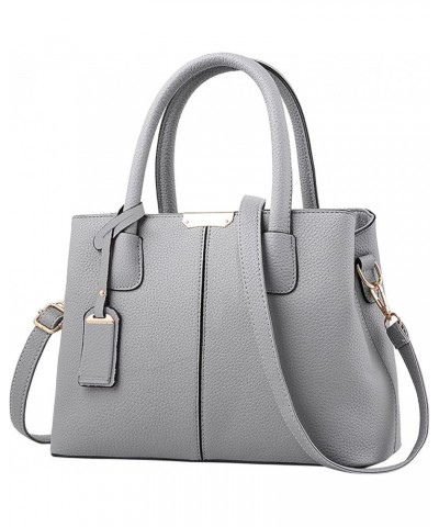 Handbag For Women Roomy Fashion Womens Handbags Ladies Purse Satchel Shoulder Bags Tote Handbag Hangers for Grey $23.40 Totes