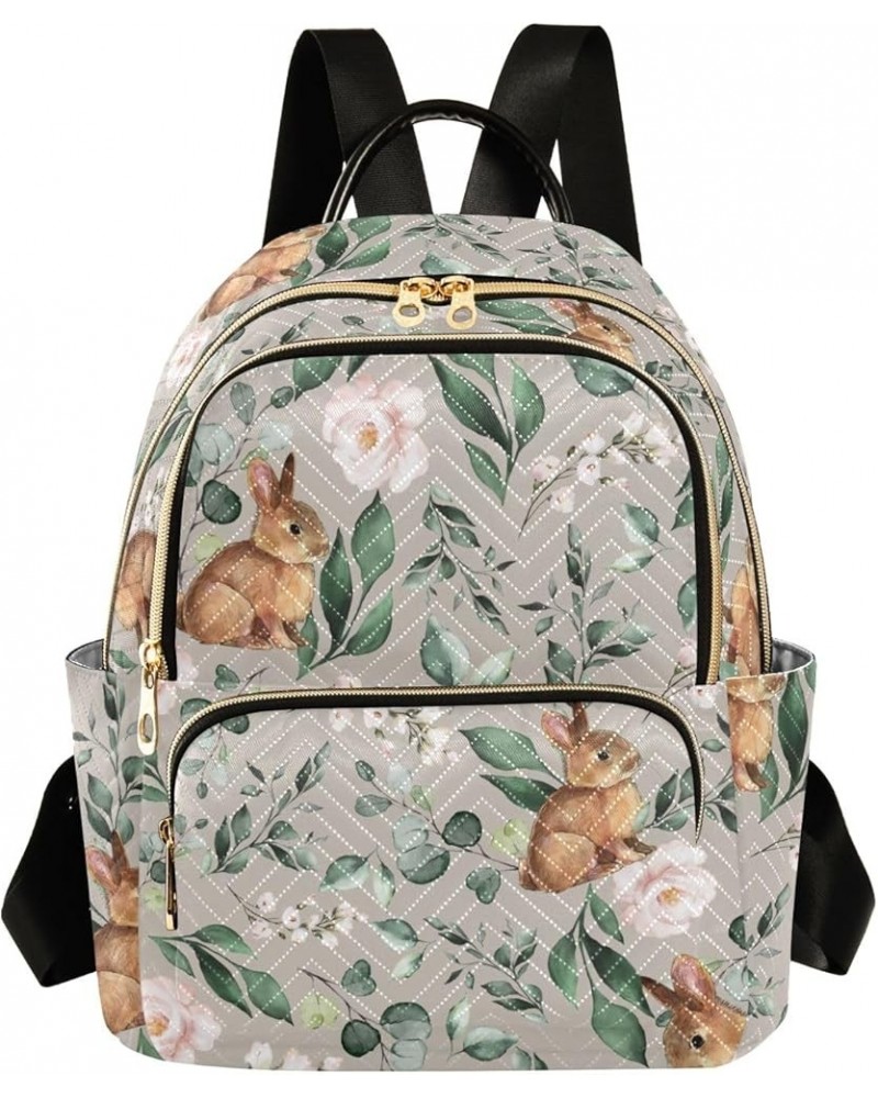 Mini Backpack Purse for Women Lightweight Girls Small Size Cute Rabbit Floral Flower School Teens College Traveling Small $16...