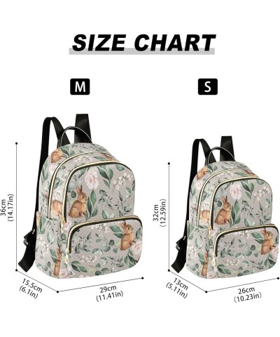 Mini Backpack Purse for Women Lightweight Girls Small Size Cute Rabbit Floral Flower School Teens College Traveling Small $16...