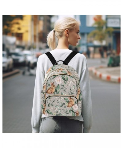 Mini Backpack Purse for Women Lightweight Girls Small Size Cute Rabbit Floral Flower School Teens College Traveling Small $16...