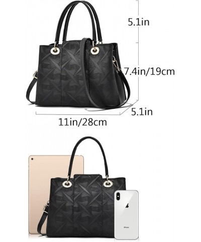 Women Fashion Texture Embossing Tote Bag Shoulder Bags Satchel Top-handle Bags Red $23.21 Satchels