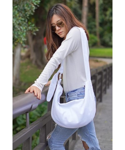 Women's Crossbody Handbags Hippie bag Hobo Bags for Women Shoulder Sling Bag Hippie Tote Bag Hippie Purse White $9.66 Hobo Bags