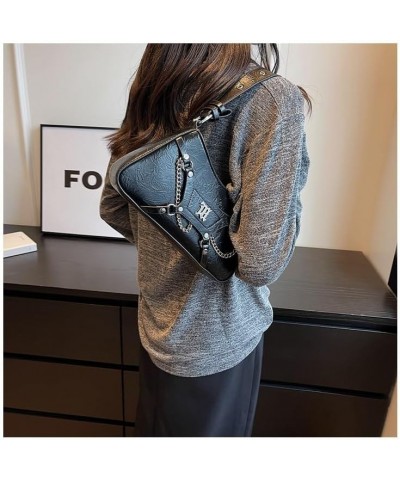 Y2K Top Handle Handbag for Women, Grunge Trendy Chic Shoulder Bag Tote Crossbody Bag Daypack Aesthetic Sling Purse Bag Black ...