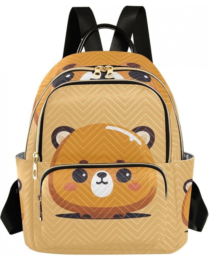 Sea Life White Casual Backpack Quilted Backpack Purse for Women Cartoon Bear Medium $16.09 Backpacks