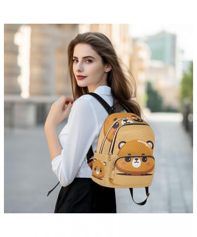 Sea Life White Casual Backpack Quilted Backpack Purse for Women Cartoon Bear Medium $16.09 Backpacks