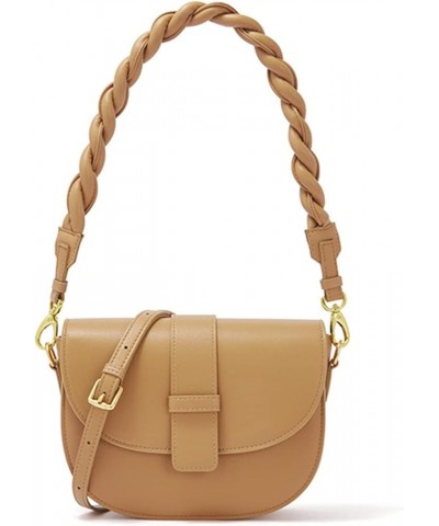 Crossbody Bags for Women Designer Handbags for Women Leather Satchel Bags Brown 2 $12.60 Satchels