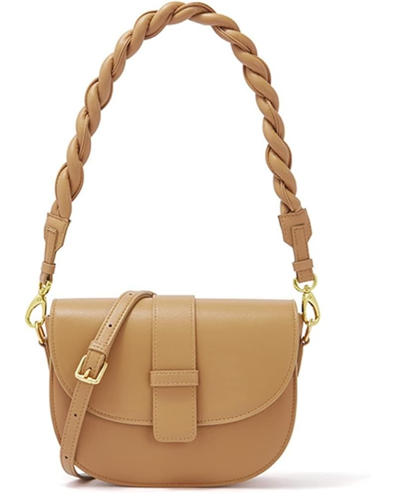 Crossbody Bags for Women Designer Handbags for Women Leather Satchel Bags Brown 2 $12.60 Satchels