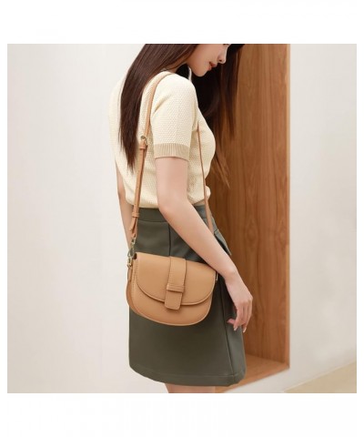 Crossbody Bags for Women Designer Handbags for Women Leather Satchel Bags Brown 2 $12.60 Satchels