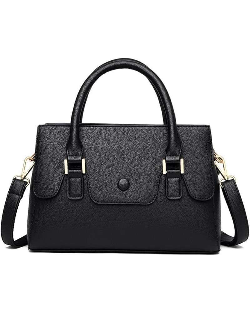 Handbags for Women Top Handle Handbag Black $32.43 Totes