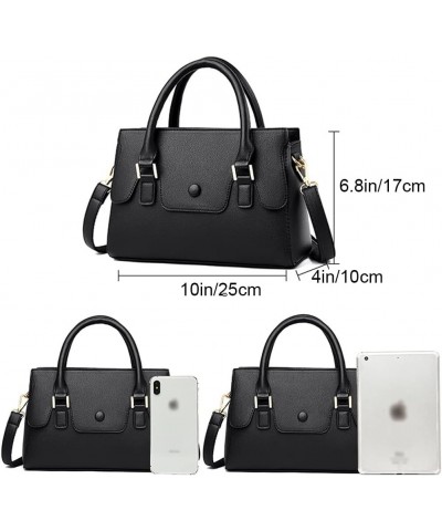 Handbags for Women Top Handle Handbag Black $32.43 Totes