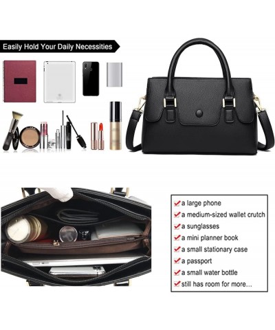 Handbags for Women Top Handle Handbag Black $32.43 Totes