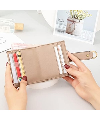 Thin Mini Women Business Credit Card Holders Girls Female Leather Small Wallet Money Coin Purse Organizer (Color : A) D $49.9...