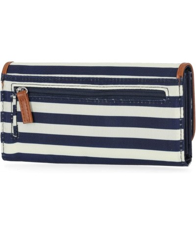 Women's Perfect Carry-All Money Manager Oraganizer with RFID Blocking Wallet Indigo/Bone/Sand $11.54 Wallets