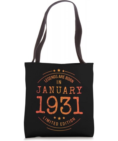 Birthday January 1931 Year Limited Edition Used Legends Tote Bag $11.18 Totes