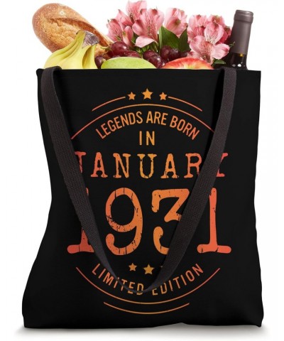 Birthday January 1931 Year Limited Edition Used Legends Tote Bag $11.18 Totes