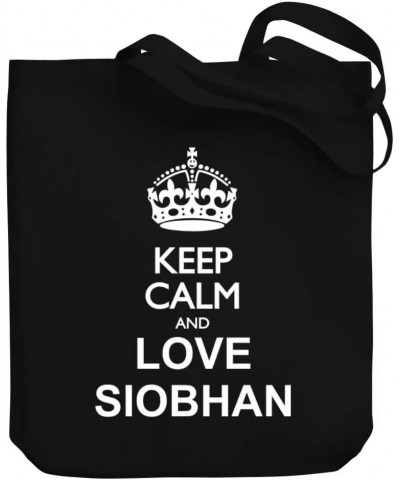 Keep calm and love Siobhan Canvas Tote Bag 10.5" x 16" x 4 $21.19 Totes