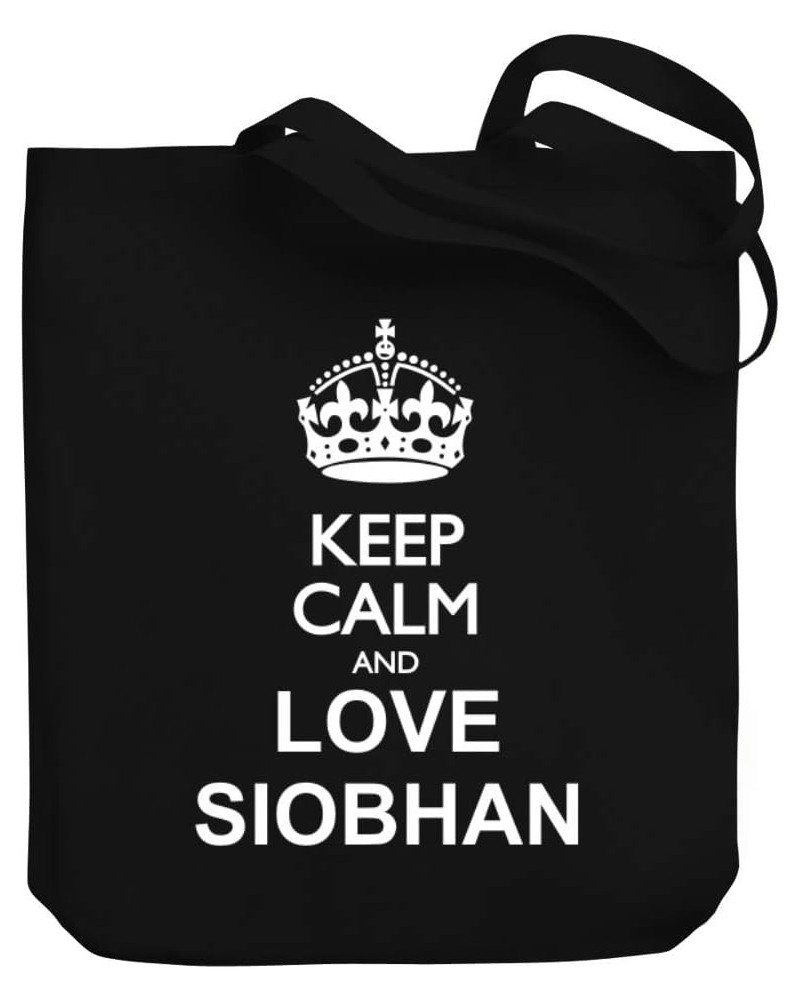 Keep calm and love Siobhan Canvas Tote Bag 10.5" x 16" x 4 $21.19 Totes