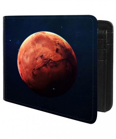 Unique Desige Pattern - Mars Planet, Slim Front Pocket Wallet Billfold RFID Blocking $12.30 Wallets