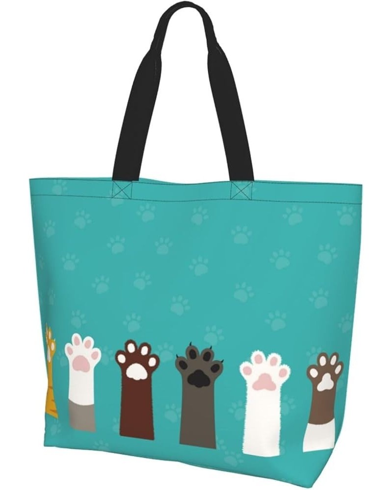 Women Shopping Bag -2 Cute Cat Paw $13.74 Totes