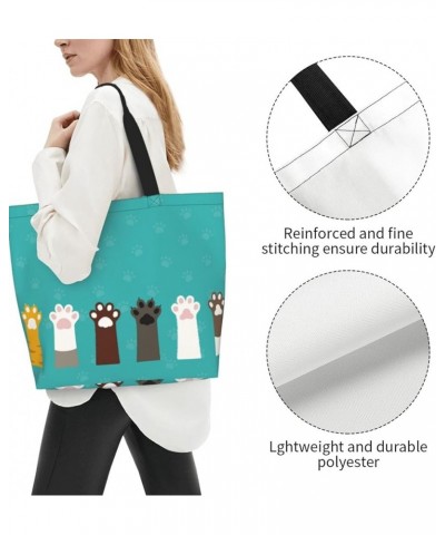 Women Shopping Bag -2 Cute Cat Paw $13.74 Totes