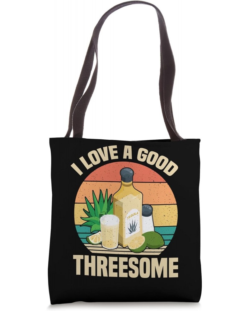 Salt Tequila Lime Love A Good Funny Humor Bartender Tote Bag $13.72 Totes