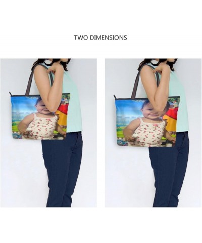 Custom Photo Canvas Tote Bag Personalized Picture Tote Bag Customized Photo Tote Bag Women Gift Custom Tote Bag L Size $14.50...