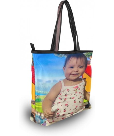 Custom Photo Canvas Tote Bag Personalized Picture Tote Bag Customized Photo Tote Bag Women Gift Custom Tote Bag L Size $14.50...