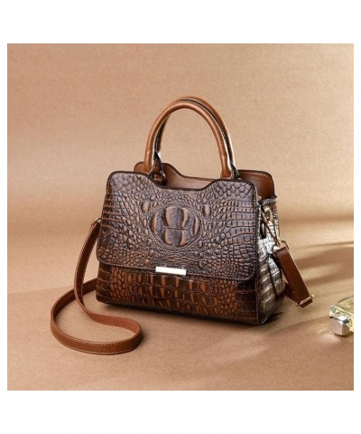 Women's Handbag, Top Handle Printing Handbag, Designer Crocodile Wallet and Bag, Women's Work Handbag Heise $25.98 Handbags