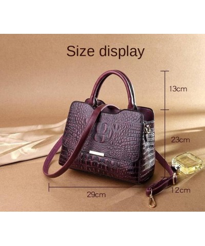 Women's Handbag, Top Handle Printing Handbag, Designer Crocodile Wallet and Bag, Women's Work Handbag Heise $25.98 Handbags