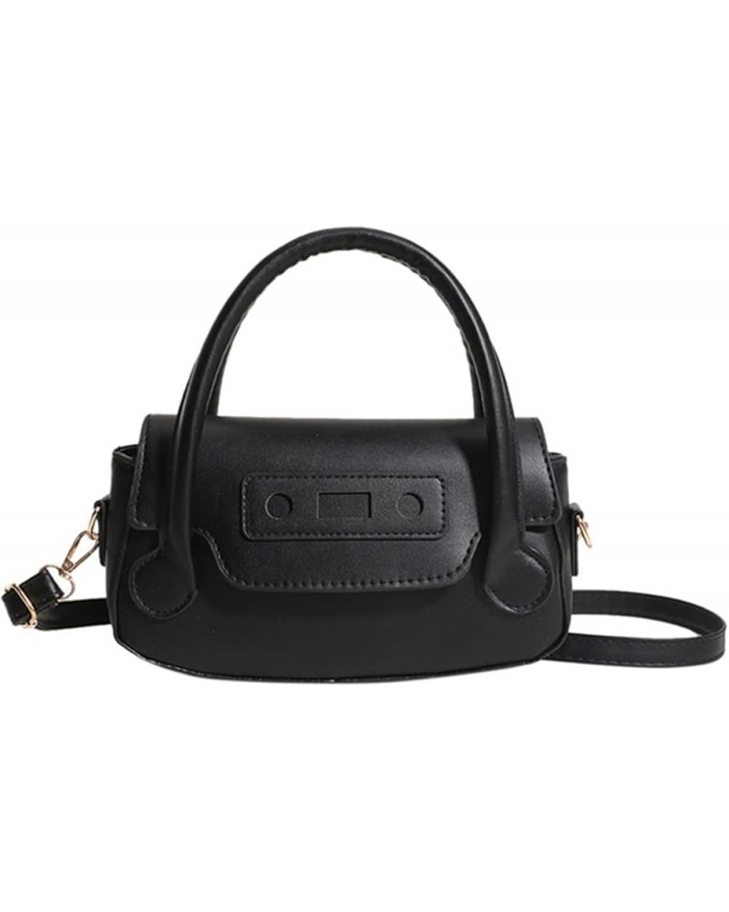 Top Handle Purses for Women Satchel Shoulder Bag Purse Crossbody Bags Handbags with Adjustable Strap Black $20.47 Satchels