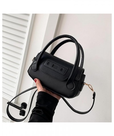 Top Handle Purses for Women Satchel Shoulder Bag Purse Crossbody Bags Handbags with Adjustable Strap Black $20.47 Satchels