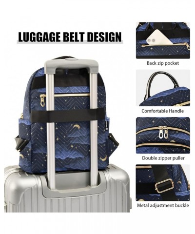 Travel Backpack Purse for Women Fashion Anti-theft Work Casual Stars Clouds Blue Daypack Shoulder Bag Medium Size Small $20.7...