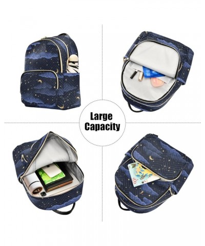 Travel Backpack Purse for Women Fashion Anti-theft Work Casual Stars Clouds Blue Daypack Shoulder Bag Medium Size Small $20.7...