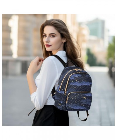 Travel Backpack Purse for Women Fashion Anti-theft Work Casual Stars Clouds Blue Daypack Shoulder Bag Medium Size Small $20.7...