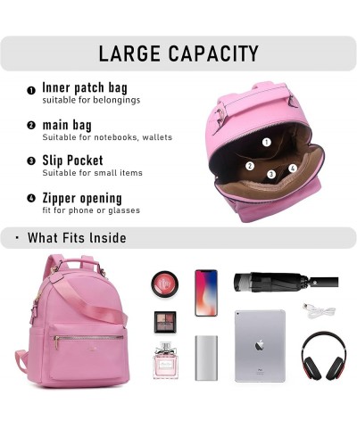 Women Fashion Flap Backpack Purse Large Vegan Leather Shoulder Bag Multipurpose Design Drawstring Handbags Normal (13.5-in Hi...