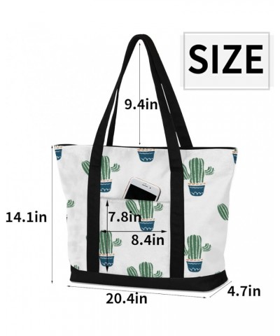 Tote Bag for Women Canvas Shoulder Bag Large Casual Handbag Lightweight Tote Bag with Zipper for Work Travel Shopping Funny C...