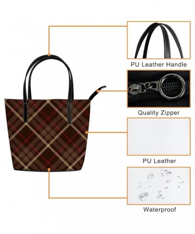 Women's Fashion Casual Handbag,PU Leather Large Capacity PC Work Bag,Travel Camping Picnic Single Shoulder Bag Classic Pixel ...