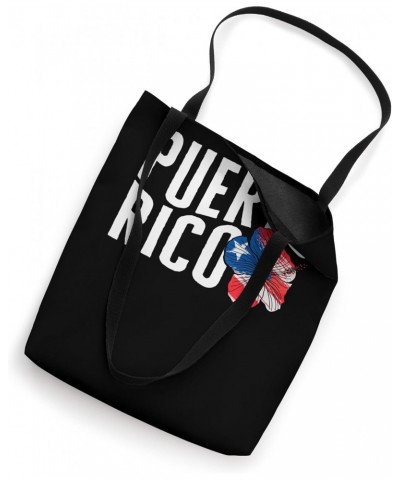 Puerto Rico Floral Flag Tee Puerto Rico Vacation Souvenir Pr Tote Bag $16.71 Totes