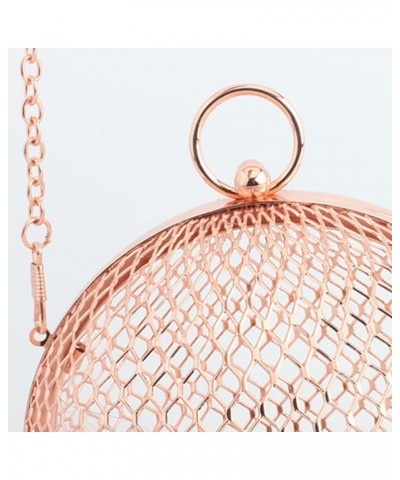 2pcs rose gold clutch metallic clutch metal clutch bag hand purse for women women's purses women Rose Goldx2pcs $16.93 Clutches