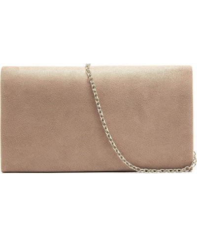 Clutch Purses for Women Wedding Evening Bag Clutch Bridal Party Prom Envelope Handbags Camel $9.12 Evening Bags