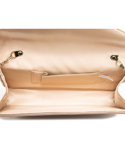 Clutch Purses for Women Wedding Evening Bag Clutch Bridal Party Prom Envelope Handbags Camel $9.12 Evening Bags