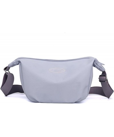 Woman Bags And Purses New Women One Shoulder Crossbody Bag Nylon Cloth Bag Women Bag Simple Solid Bag Women Leather Purple $1...