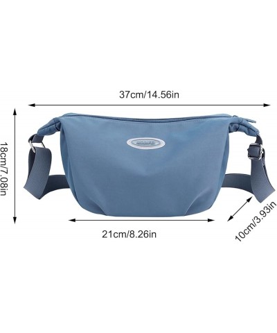 Woman Bags And Purses New Women One Shoulder Crossbody Bag Nylon Cloth Bag Women Bag Simple Solid Bag Women Leather Purple $1...