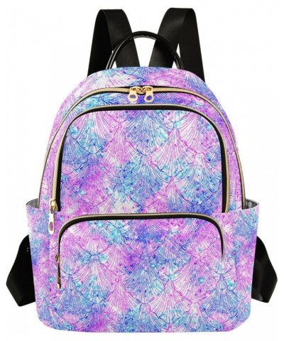 Small Backpack for Women Travel Bag Mermaid Galaxy Print Daypack Purse Fashion Shoulder Bag Rucksack Medium A557 $11.96 Backp...