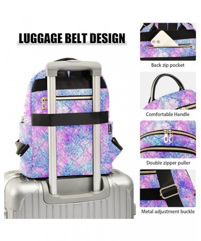 Small Backpack for Women Travel Bag Mermaid Galaxy Print Daypack Purse Fashion Shoulder Bag Rucksack Medium A557 $11.96 Backp...