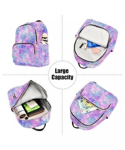 Small Backpack for Women Travel Bag Mermaid Galaxy Print Daypack Purse Fashion Shoulder Bag Rucksack Medium A557 $11.96 Backp...