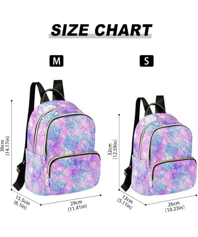 Small Backpack for Women Travel Bag Mermaid Galaxy Print Daypack Purse Fashion Shoulder Bag Rucksack Medium A557 $11.96 Backp...