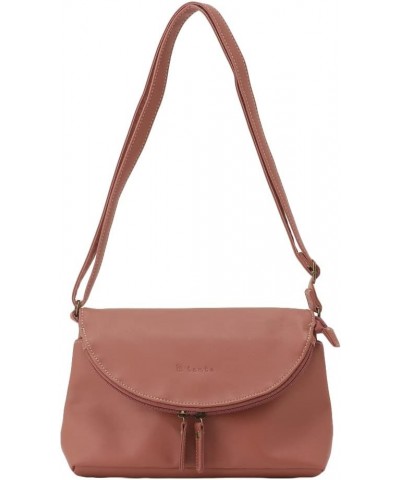 4J41 Women's Shoulder Bag, Cute, Simple, With Lid, Horizontal Type 00 Pink $21.11 Shoulder Bags