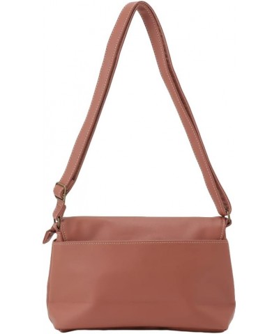 4J41 Women's Shoulder Bag, Cute, Simple, With Lid, Horizontal Type 00 Pink $21.11 Shoulder Bags