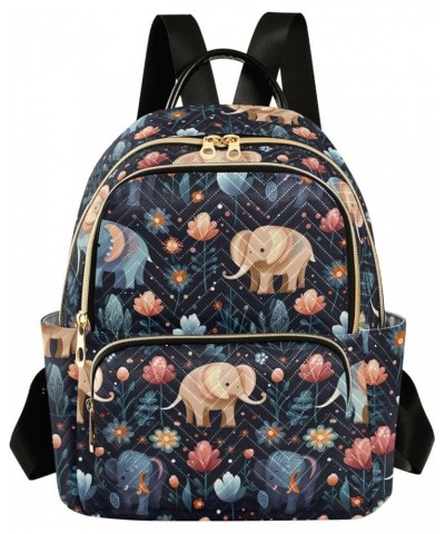 Cute Elephant Animal Backpack Purse for Women Small Travel Bag Fashion Daypack M 202a2981 S(10.23"x5.11"x12.59") 202a2981 $17...